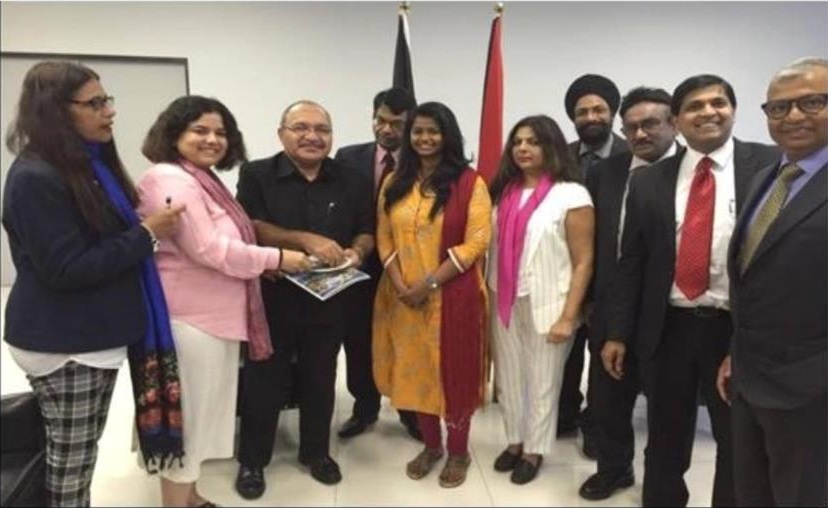 With the Prime Minister of Papua New Guinea, 2016